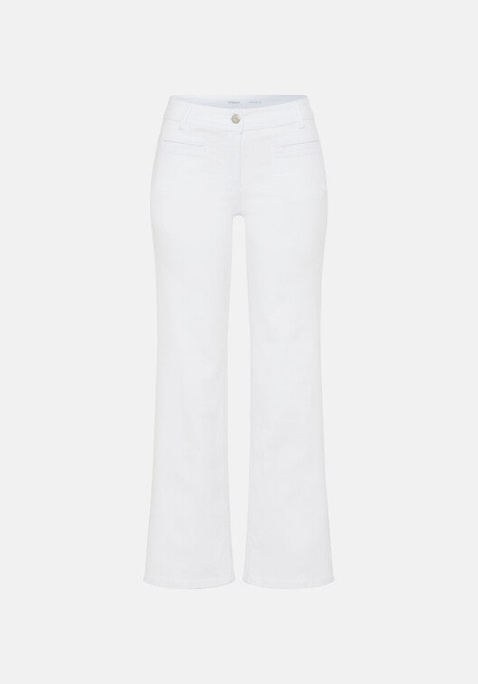Olsen - Bootleg White Jeans