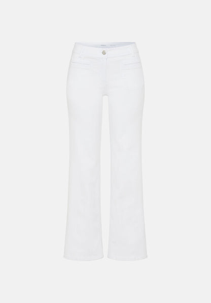 Olsen - Bootleg White Jeans
